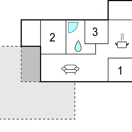 Дом отдыха Nice Home In Oksbol With Wifi